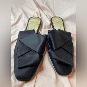 H&M black mule, bowties,slip one size 40